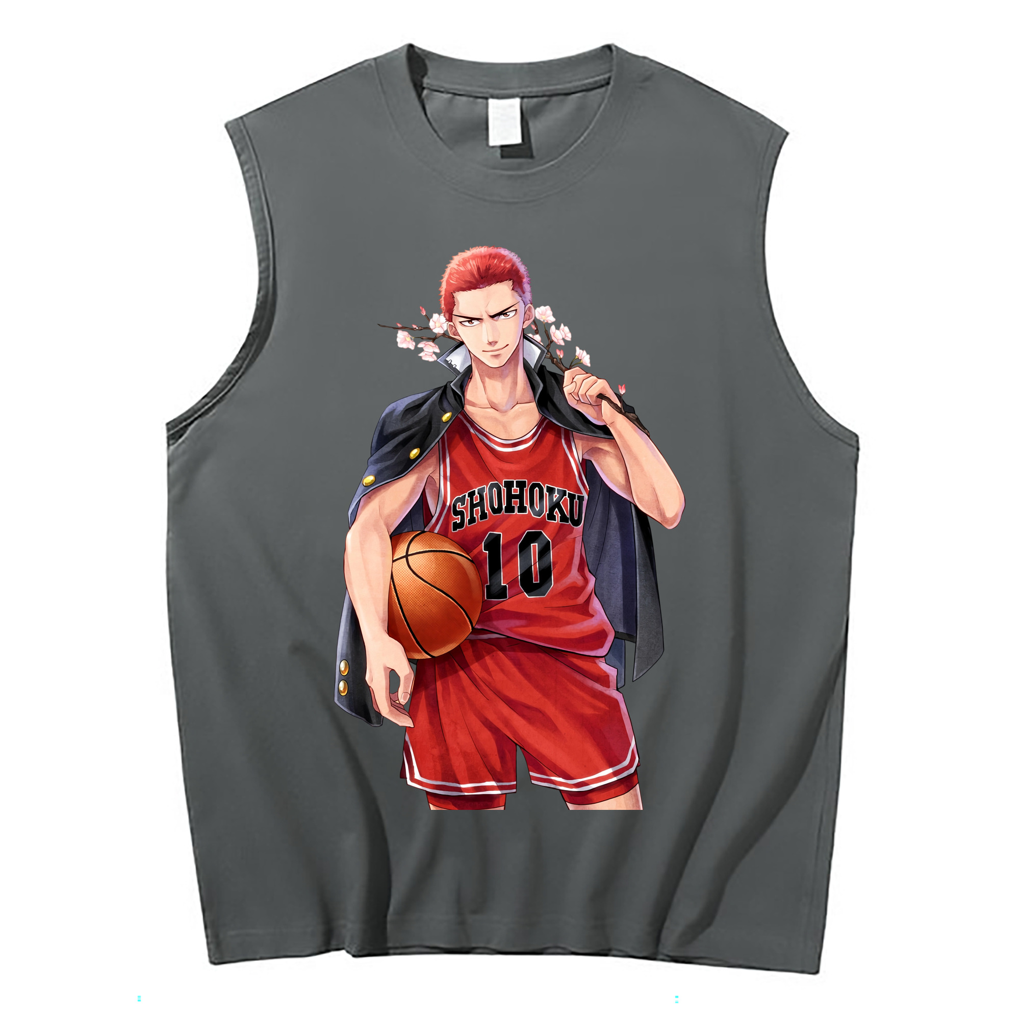 （画像用） SLAM DUNK／スラムダンク コットン100％タンクトップ（フロントプリント）